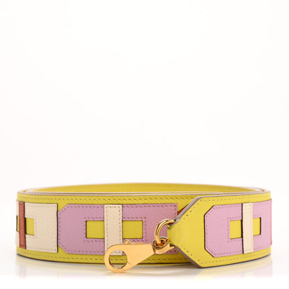 Hermes Epsom Swift Cuible Shoulder Strap Sanguine Lime Mauve Sylvestre Nata 1 of 11