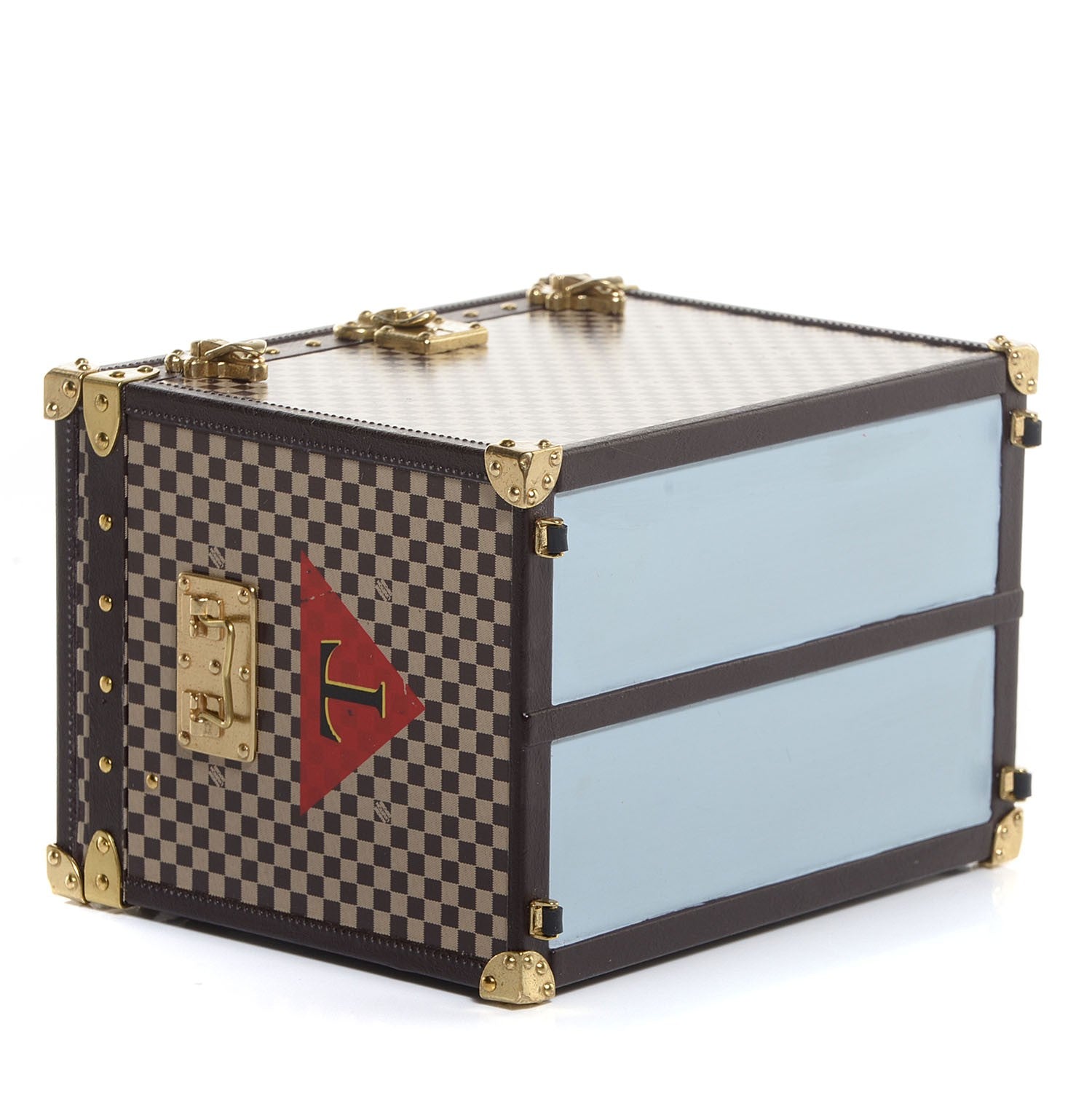 Louis Vuitton Damier 1895 Ladies Hat Trunk Mini Malle Chapeaux Jewelry Box 4 of 7