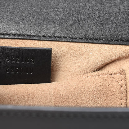 Gucci Calfskin Studded Small Padlock Shoulder Bag Black 7 of 13