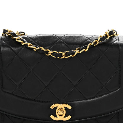Chanel Lambskin Quilted Small Single Flap Black 9 of 16