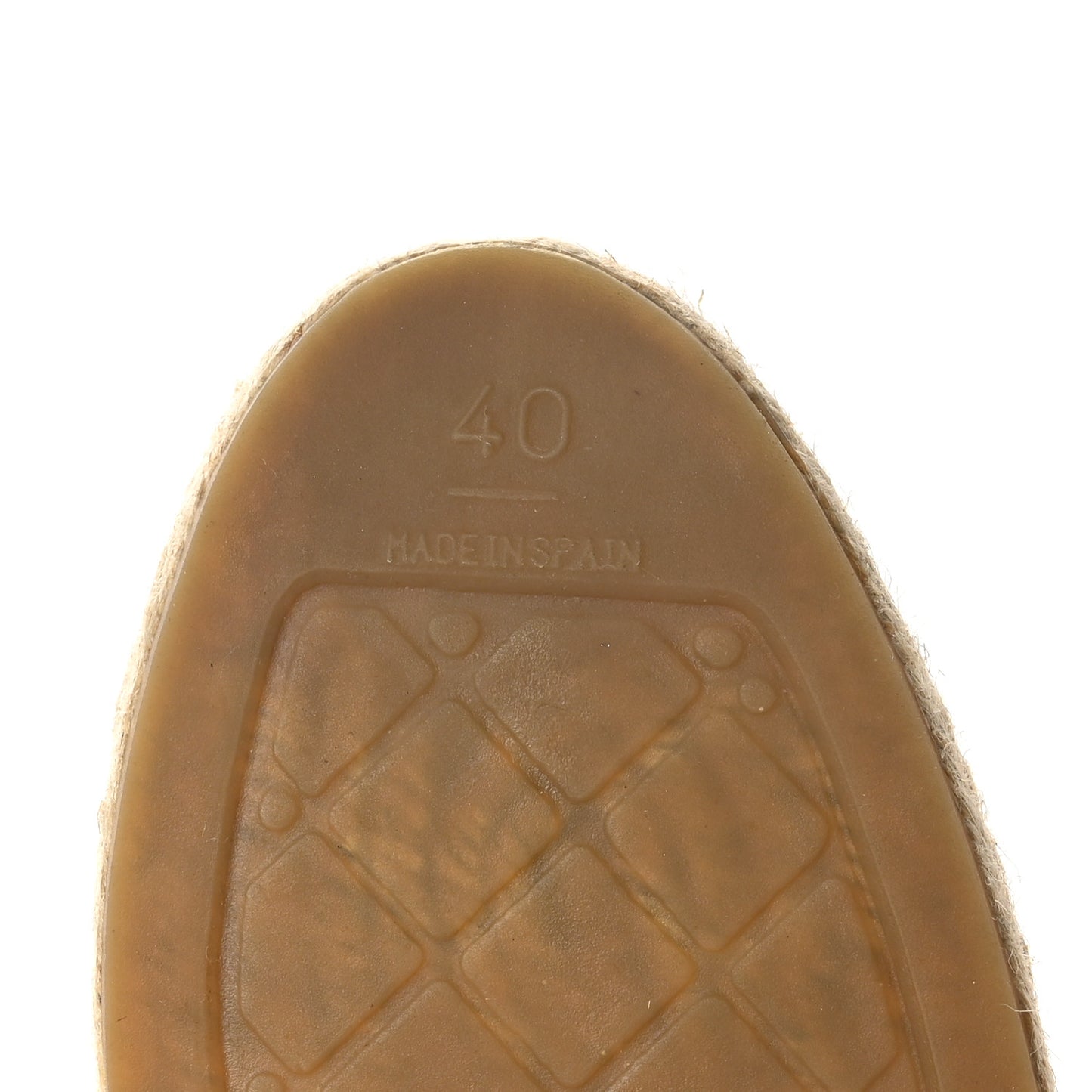 Lambskin CC Espadrilles 40 Navy Black