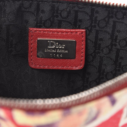 Christian Dior Canvas Le Victim Mini Saddle Pochette Red 6 of 16