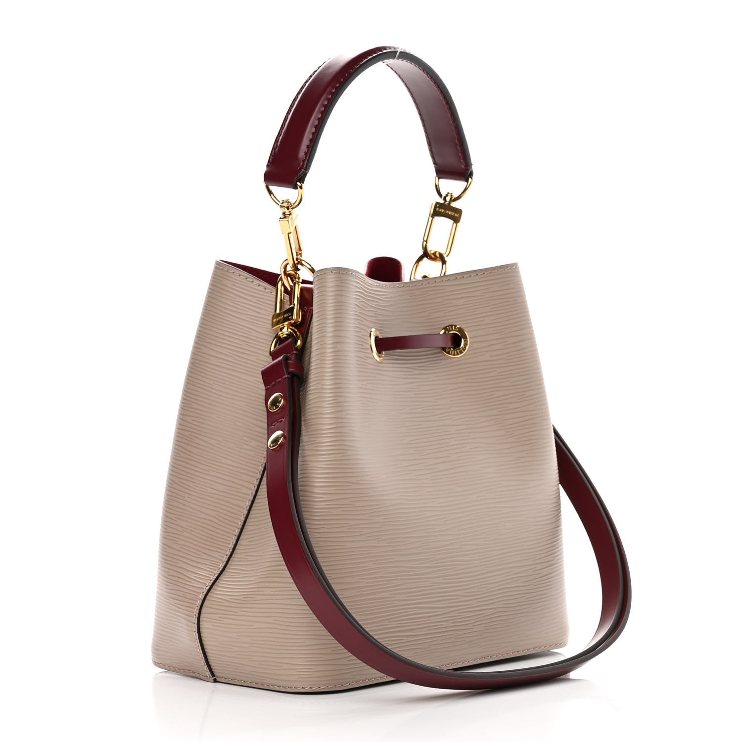 Louis Vuitton Epi Neonoe BB Galet Grenat 3 of 11