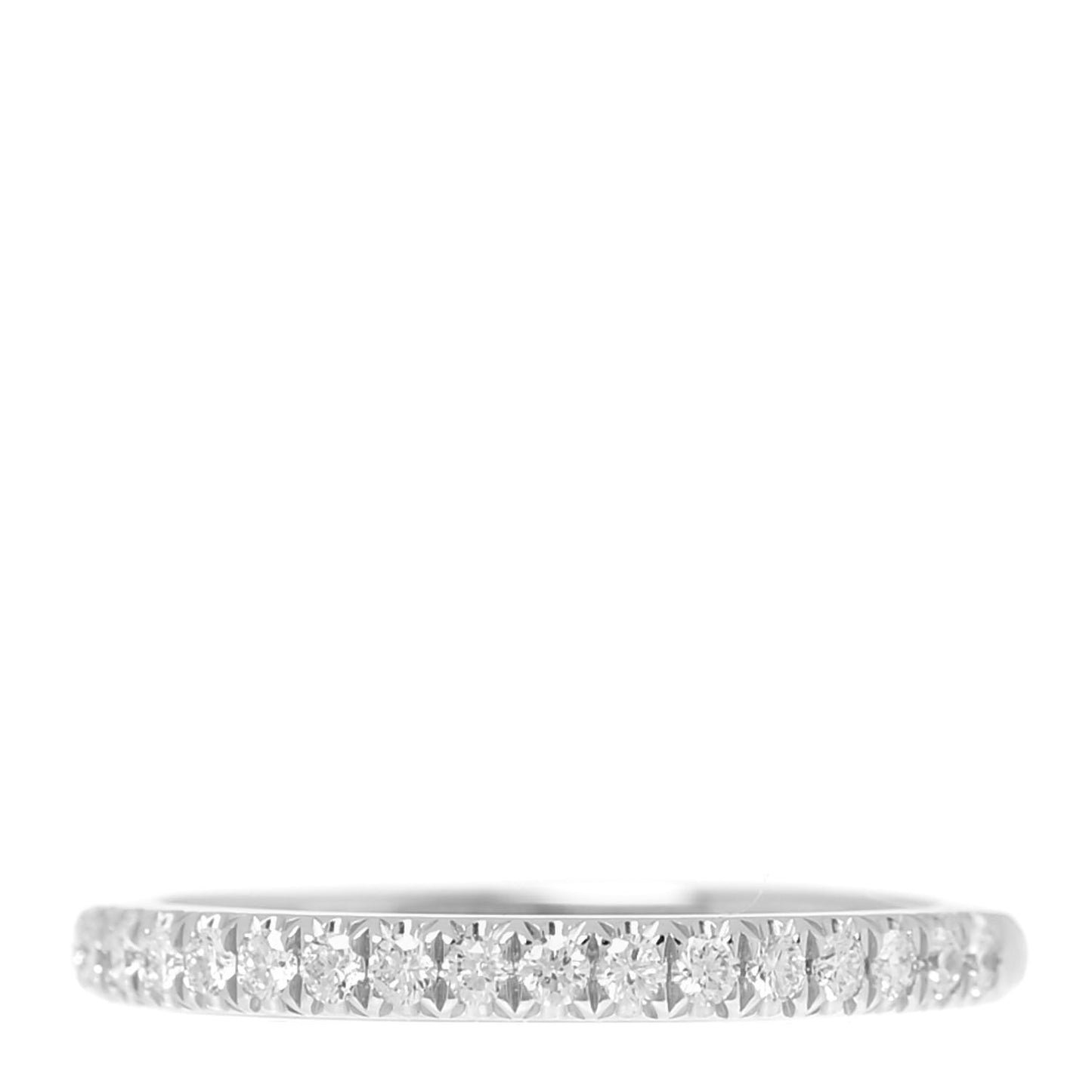 Platinum Diamond .17ctw Soleste Half Eternity Band Ring 48 4.5