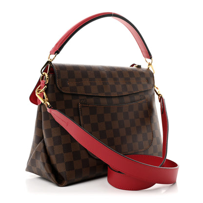 Louis Vuitton Damier Ebene Beaubourg MM Scarlet 3 of 10