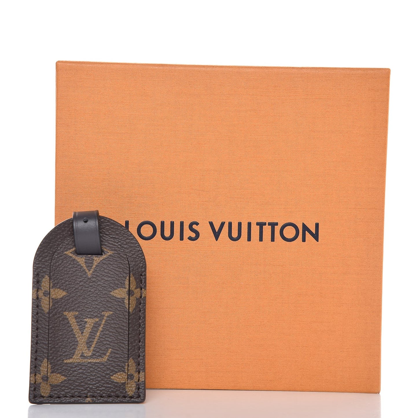 Monogram Luggage Tag Black