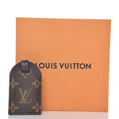 Louis Vuitton Monogram Luggage Tag Black 3 of 3