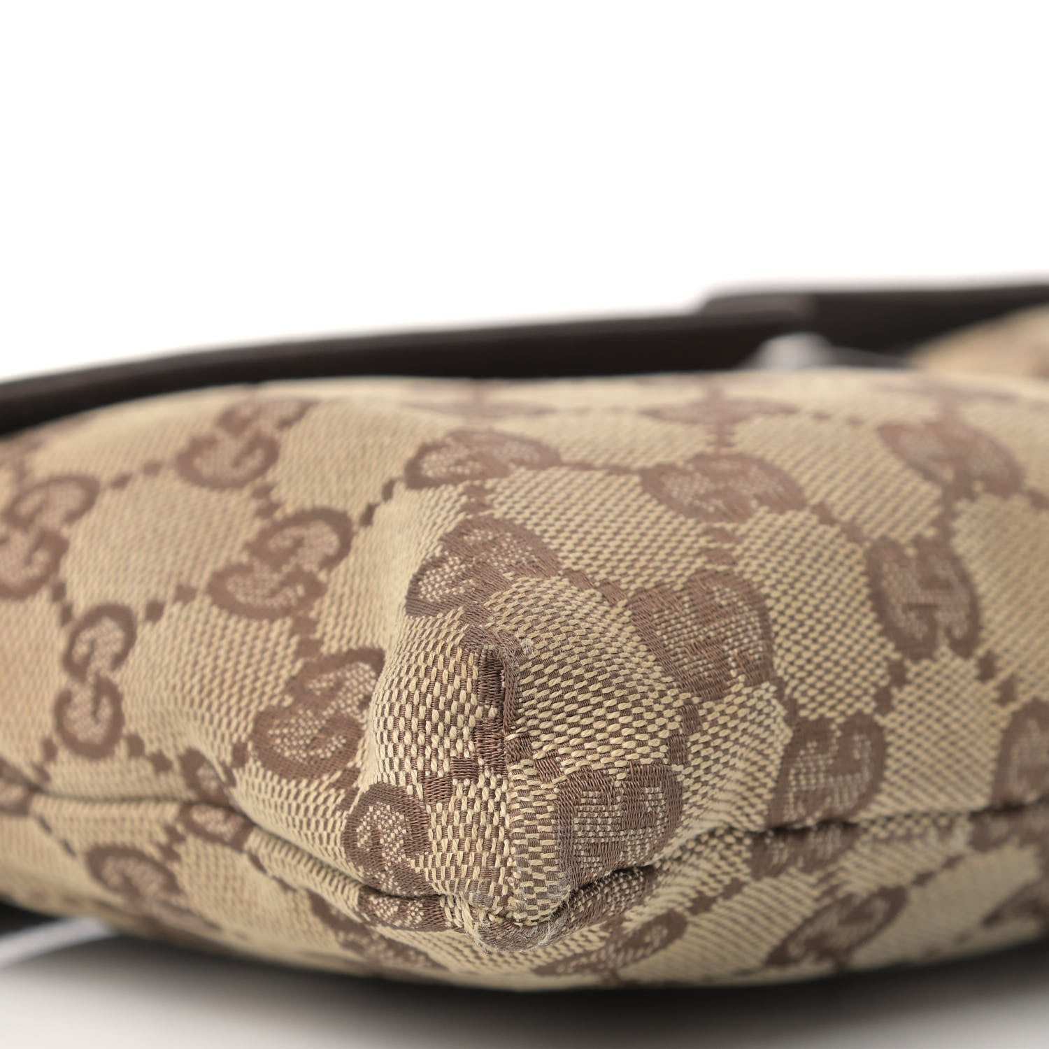 Gucci GG Monogram Double Pocket Belt Bag Dark Brown 10 of 15