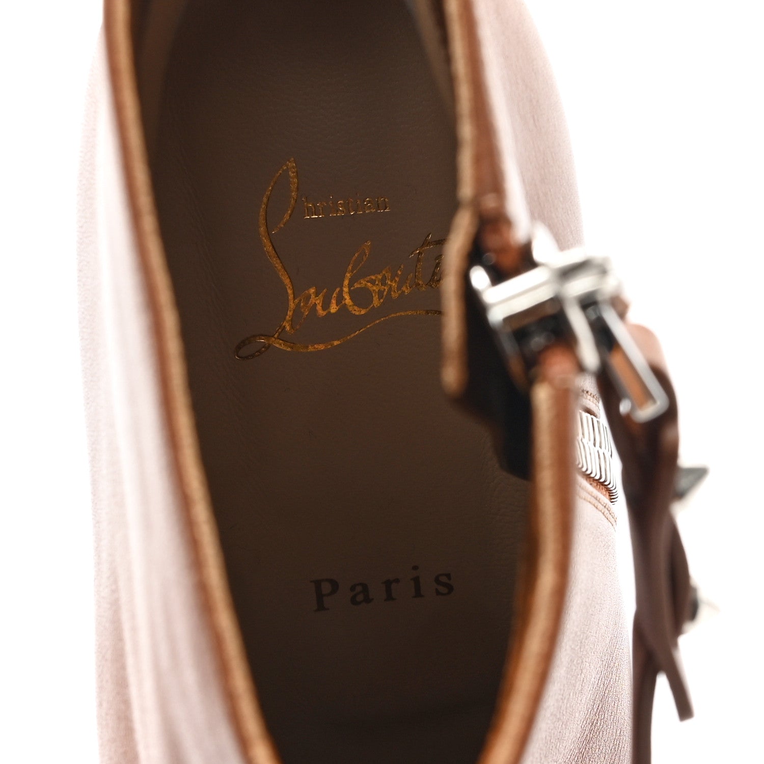 Christian Louboutin Calfskin Ziptotal 85 Booties 37.5 Cuoio 8 of 9