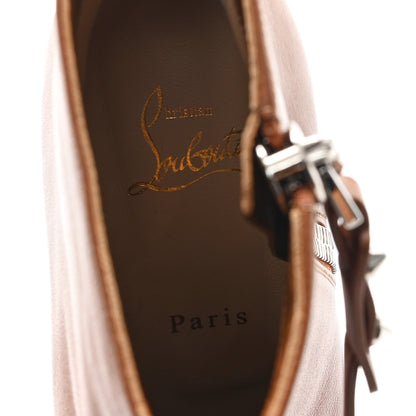 Christian Louboutin Calfskin Ziptotal 85 Booties 37.5 Cuoio 8 of 9