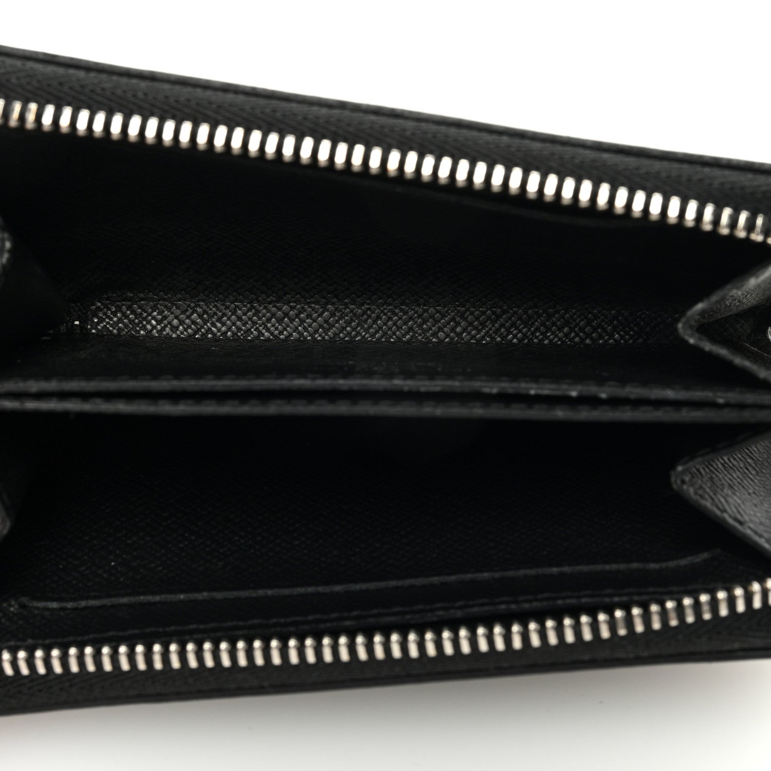 Louis Vuitton Taiga Zippy Coin Purse Vertical Black 5 of 6