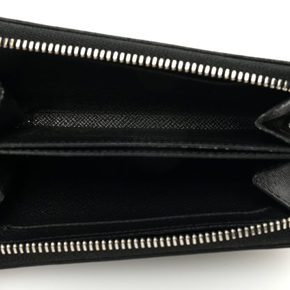 Louis Vuitton Taiga Zippy Coin Purse Vertical Black 5 of 6