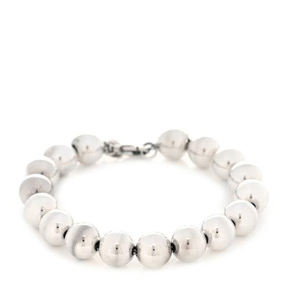 Tiffany Sterling Silver 10mm HardWear Ball Bracelet 1 of 6