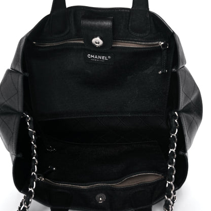 Chanel Caviar Stitched Large Shopping Tote Black 5 of 14
