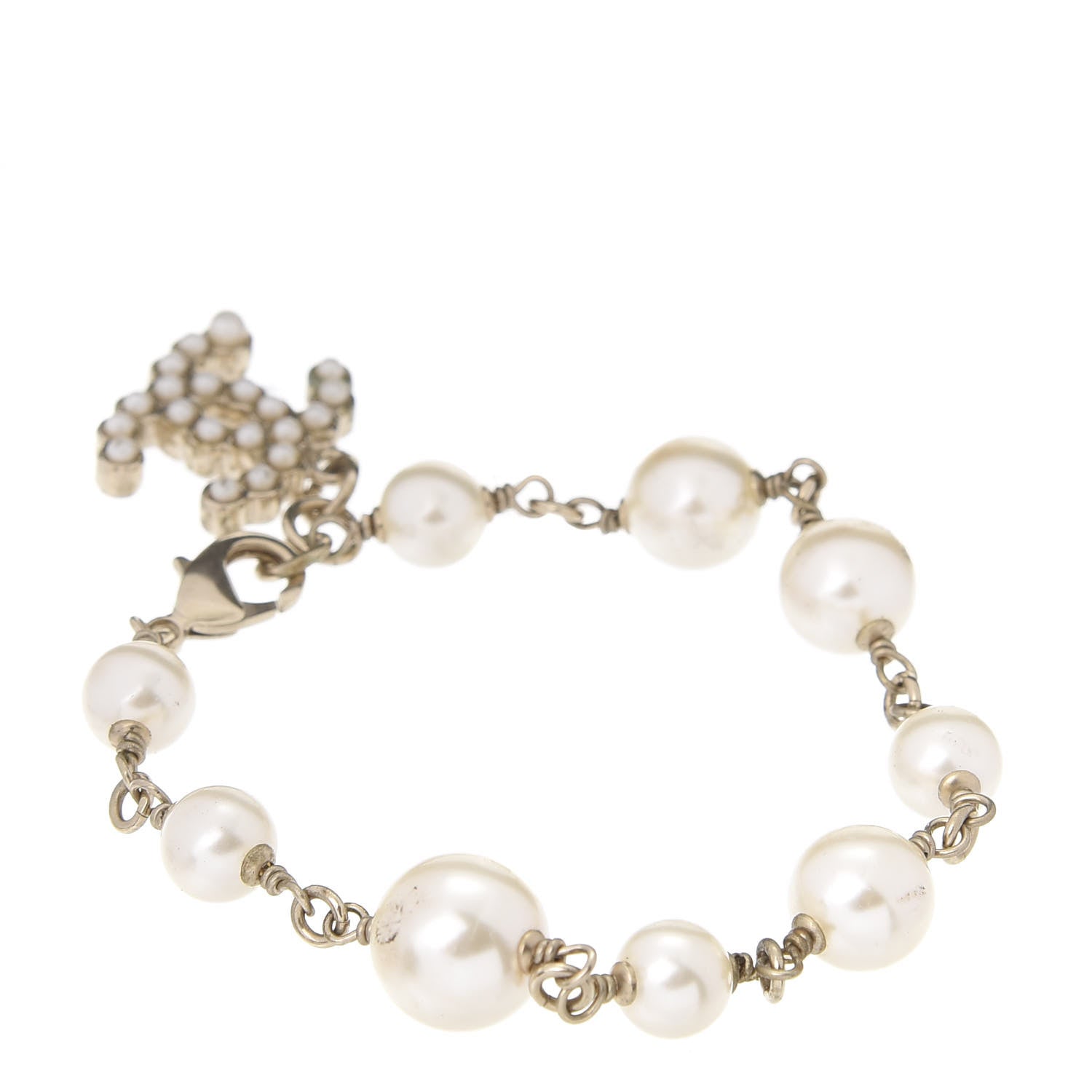 Chanel Pearl CC Bracelet Gold 3 of 8
