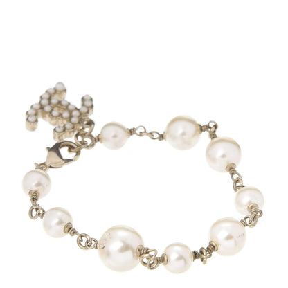 Chanel Pearl CC Bracelet Gold 3 of 8