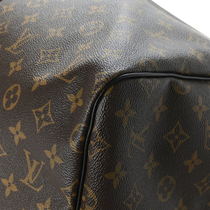 Louis Vuitton Monogram Macassar Keepall Bandouliere 55 8 of 10