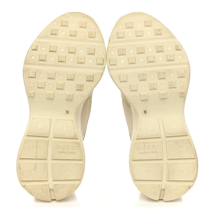 Gucci Calfskin Logo Womens Rhyton Sneakers 39 Ivory 5 of 8