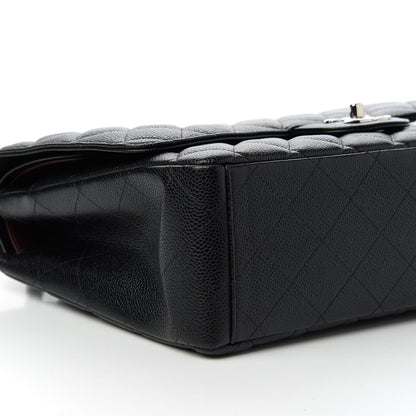 Chanel Caviar Quilted Maxi Double Flap Black 6 of 10