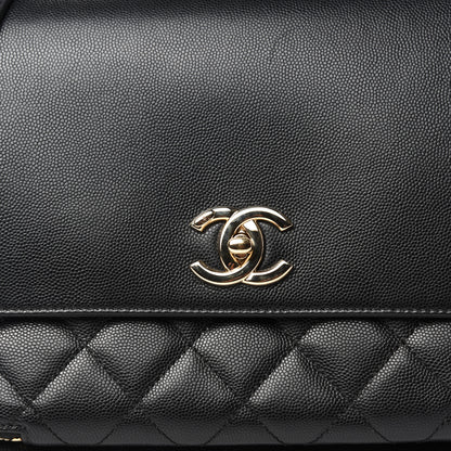 Chanel Caviar Quilted Large Business Affinity Flap Black 10 of 10