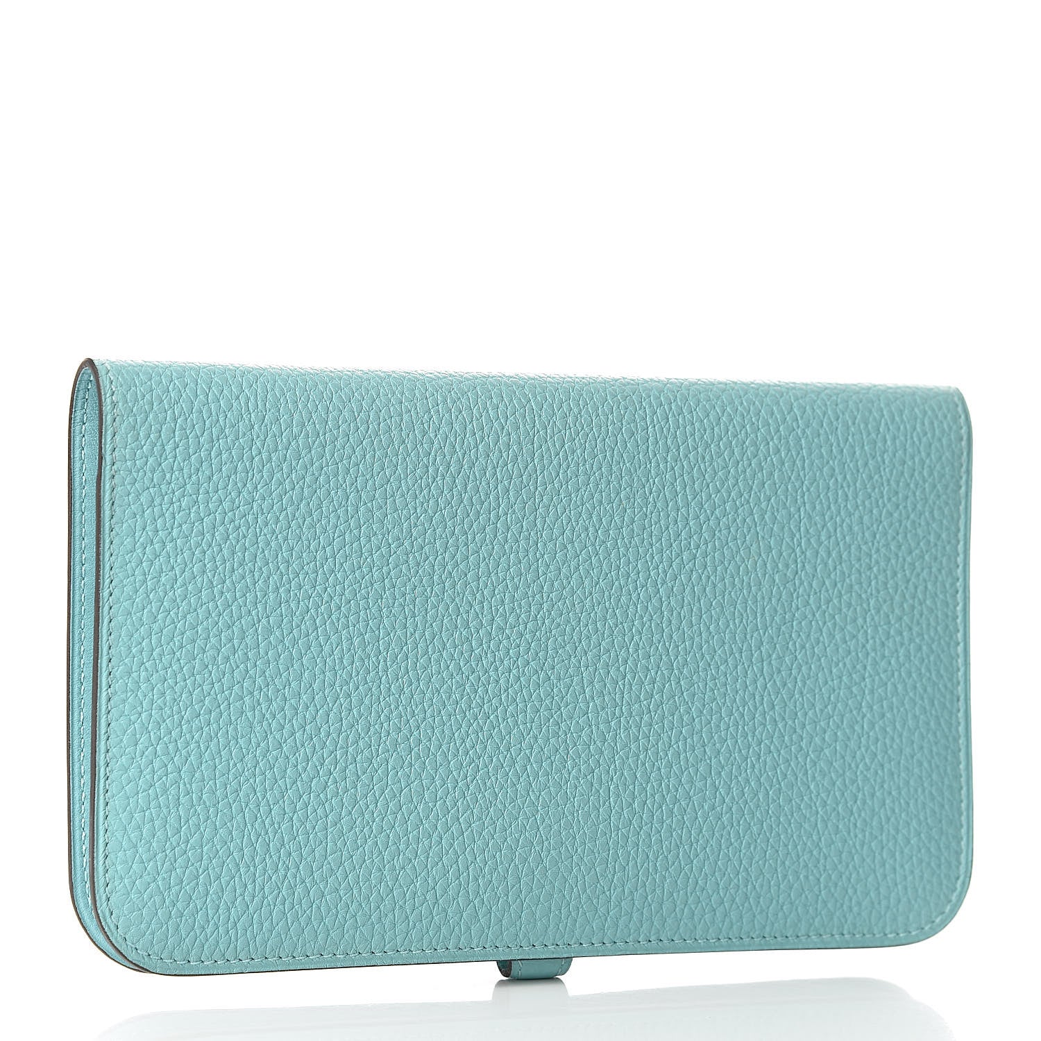 Hermes Togo Dogon Duo Wallet Bleu Atoll 4 of 10