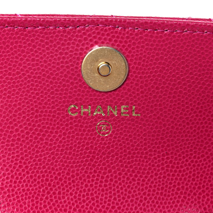 Chanel Caviar Twist Your Buttons Quilted Flap Chain Belt Bag Dark Pink 5 of 12