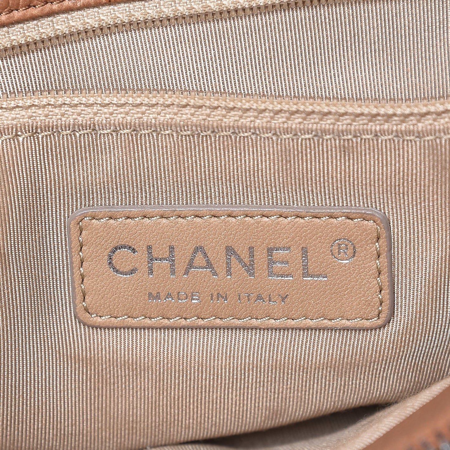 Caviar CC Timeless Tote Beige