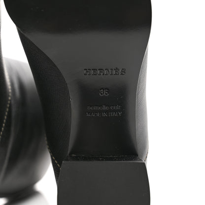 Hermes Epsom Foulee 60 Boots 36 Black 6 of 8