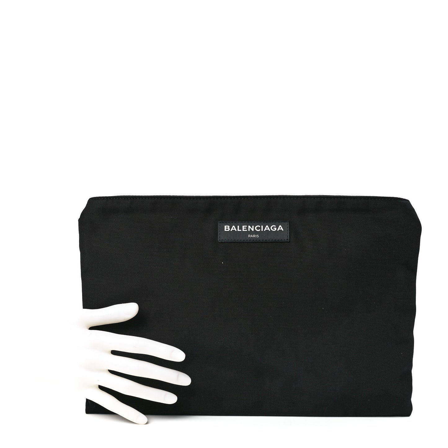 Nylon Logo Explorer Pouch Black