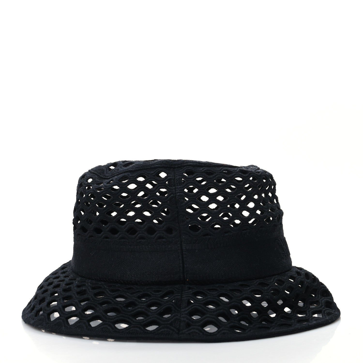Christian Dior Mesh Small Brim Bucket Hat 58 Black 5 of 8
