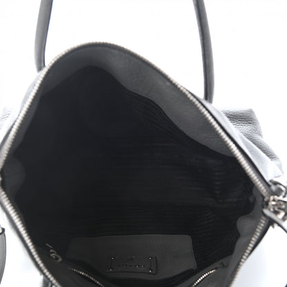 Prada Vitello Daino Side Zip Tote Marmo 5 of 10