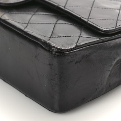 Chanel Lambskin Quilted Medium Double Flap Black 7 of 15