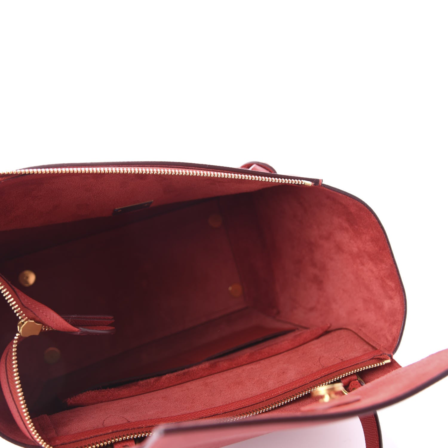 Celine Grained Calfskin Mini Belt Bag Coquelicot 6 of 10