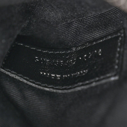 Saint Laurent Sheepskin Matelasse Chevron Monogram College Chain Wallet Black 7 of 12