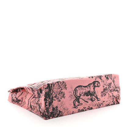 Christian Dior Canvas Dioriviera Tote Pink Grey 4 of 9