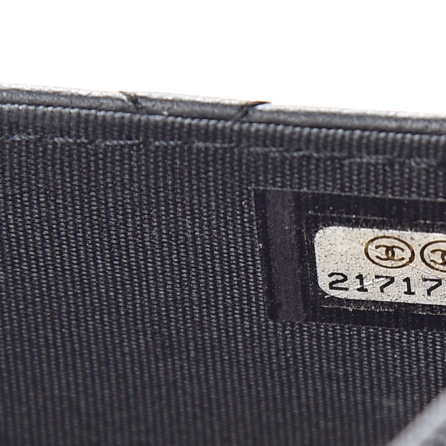 Chanel Lambskin Quilted Boy Wallet On Chain WOC Black 8 of 18