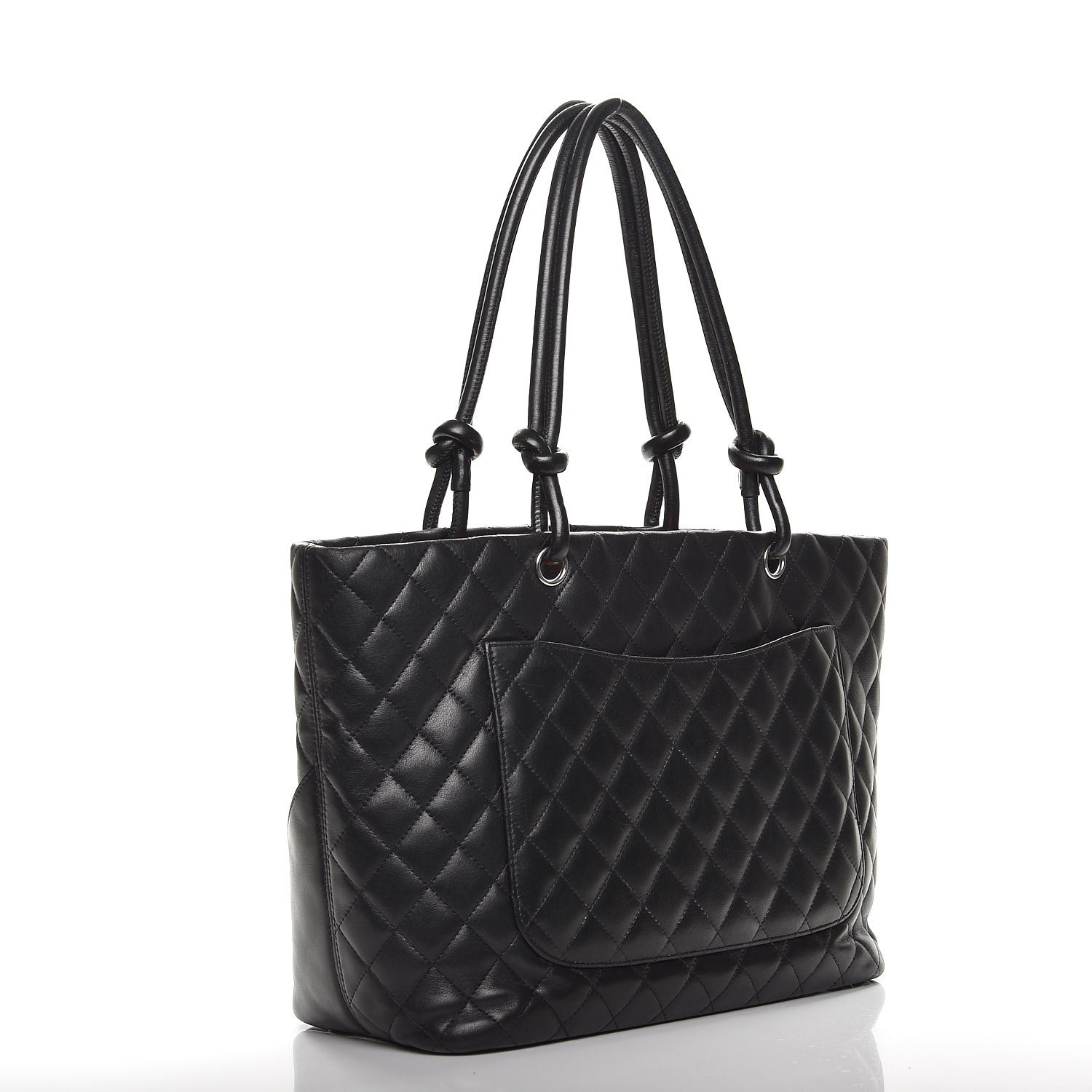 Chanel Calfskin Quilted Large Cambon Tote Black 3 of 9