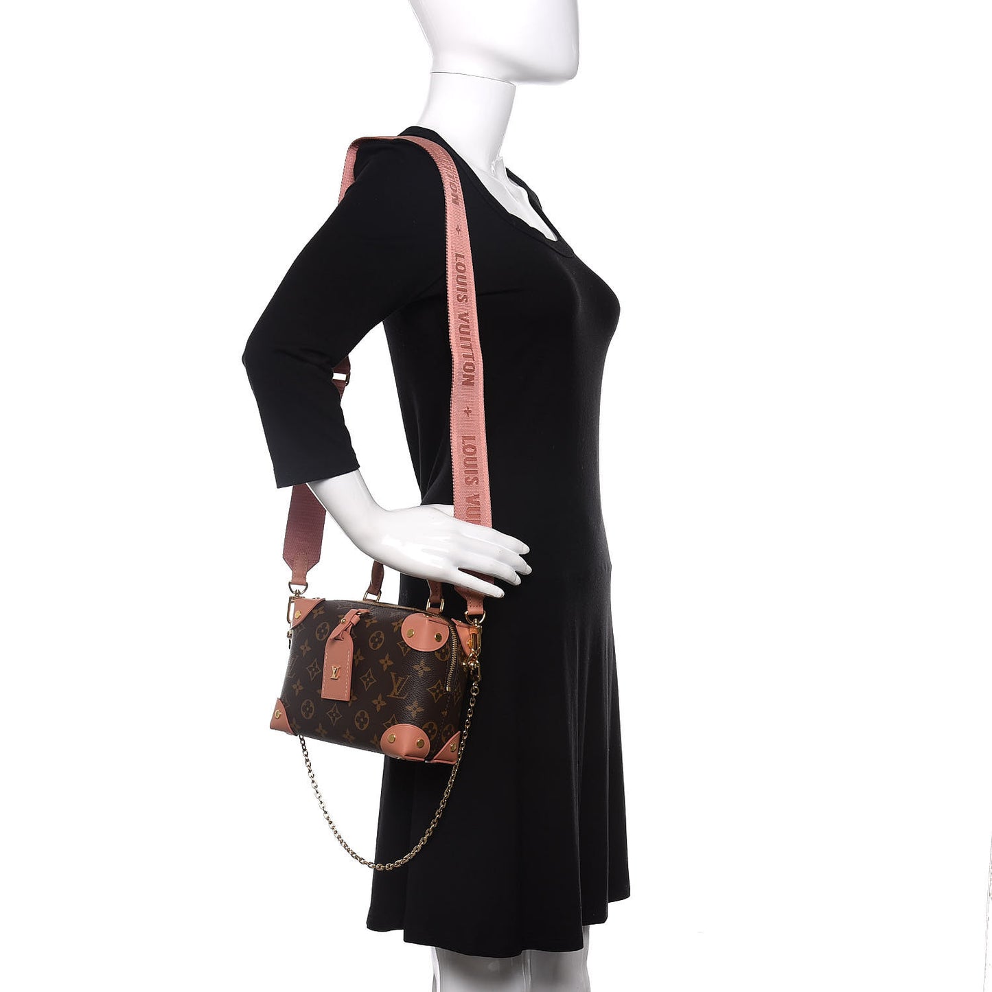 Monogram Petite Malle Souple Peach