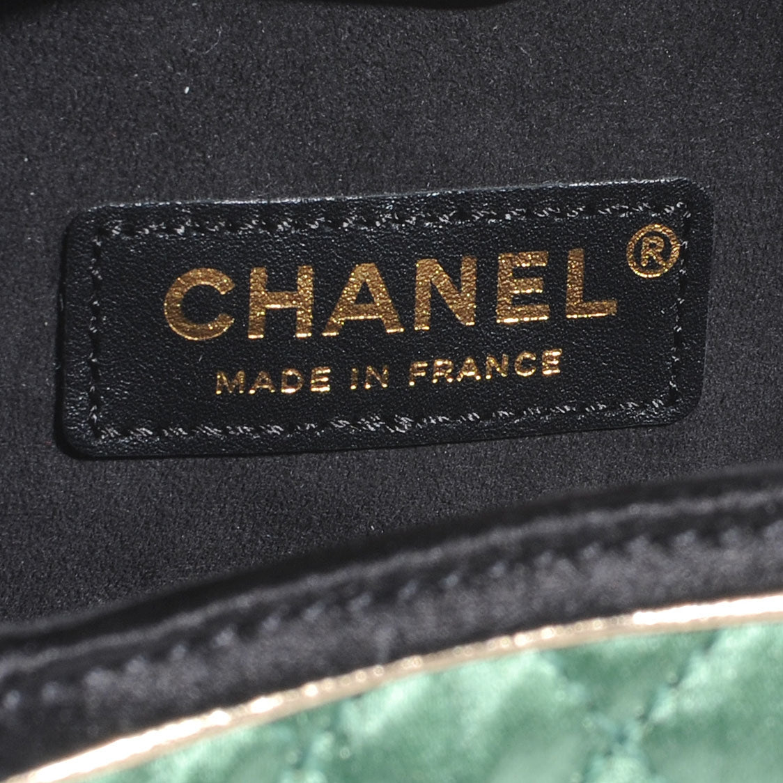 Chanel Satin Paris Shanghai Take Away Evening Bag Green 6 of 7
