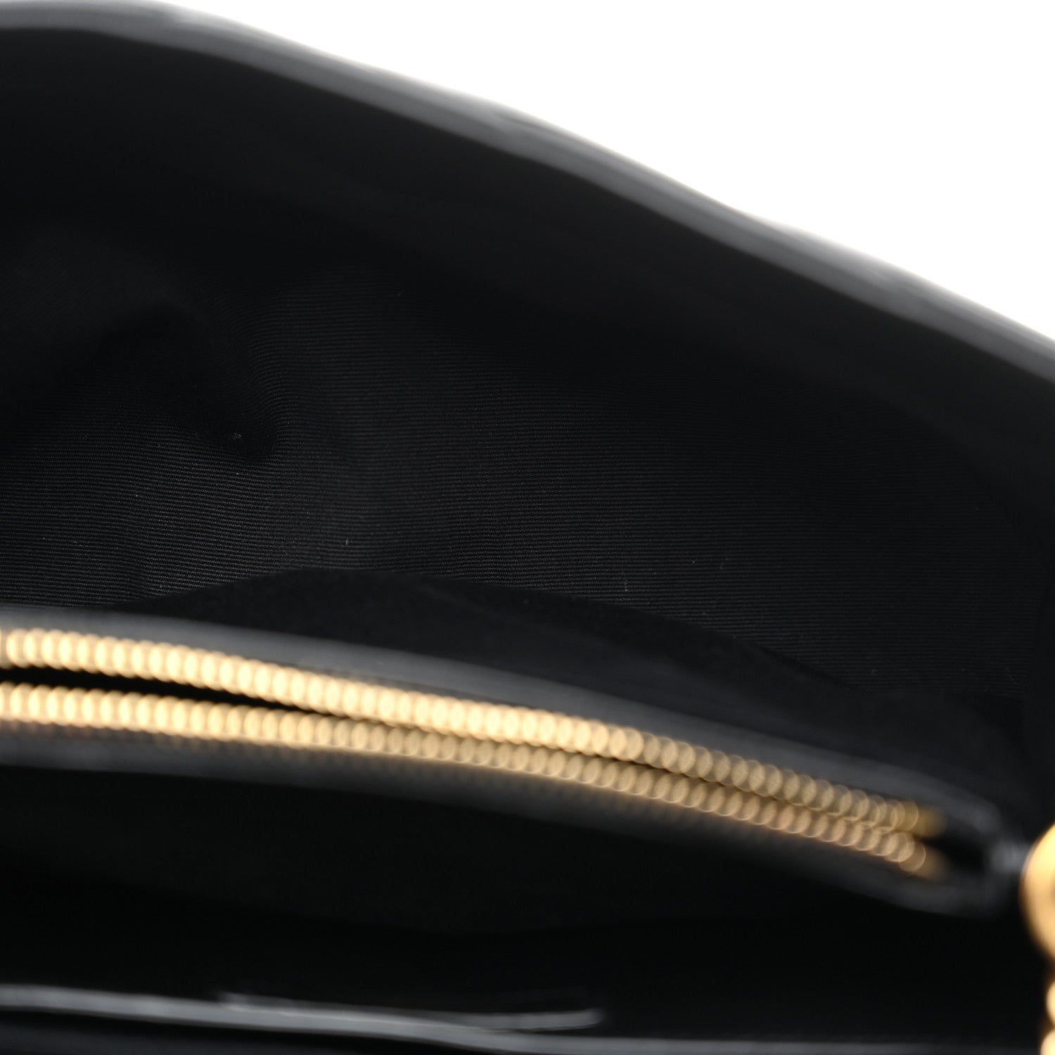 Saint Laurent Calfskin Y Quilted Monogram Small Loulou Chain Satchel Black 5 of 12
