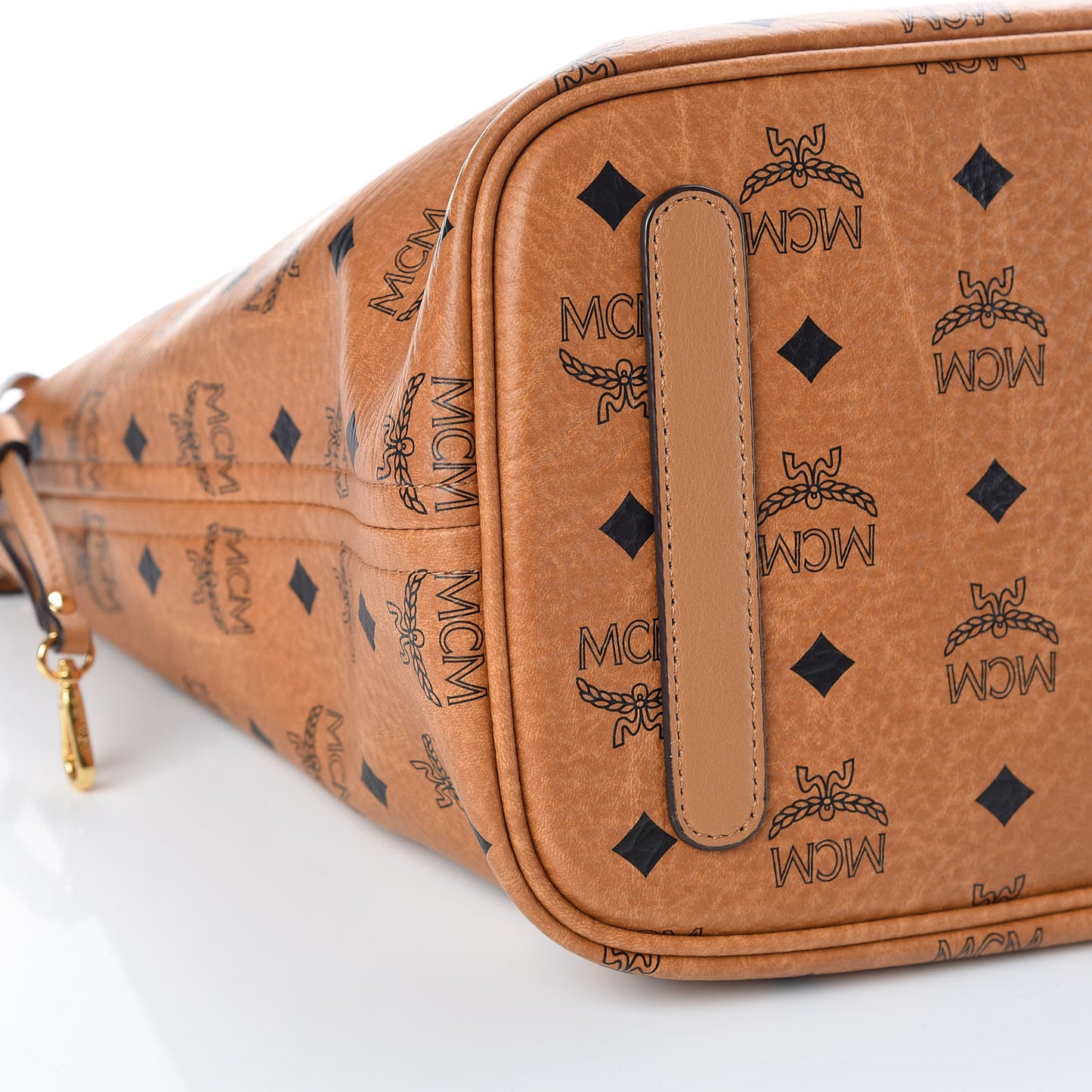 Visetos Medium Liz Reversible Shopper Tote Cognac