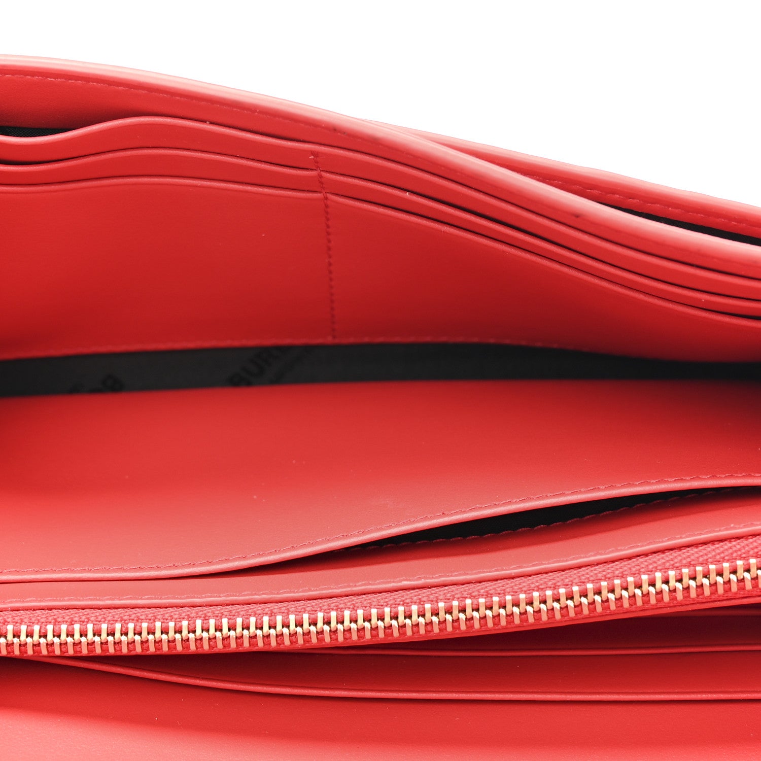 Burberry Calfskin Logo Hazelmere Wallet With Detachable Strap Red 5 of 13