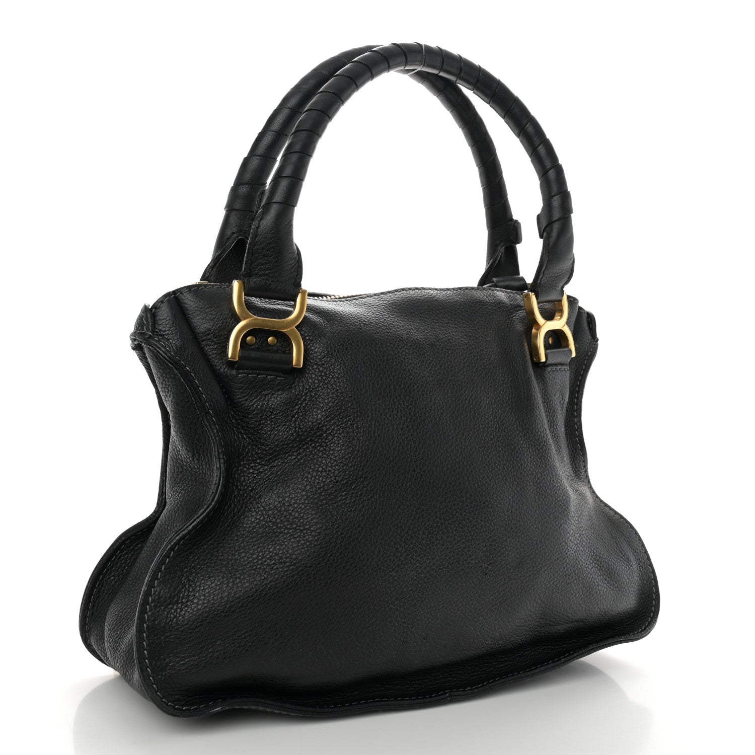 Chloe Calfskin Medium Marcie Satchel Black 3 of 13