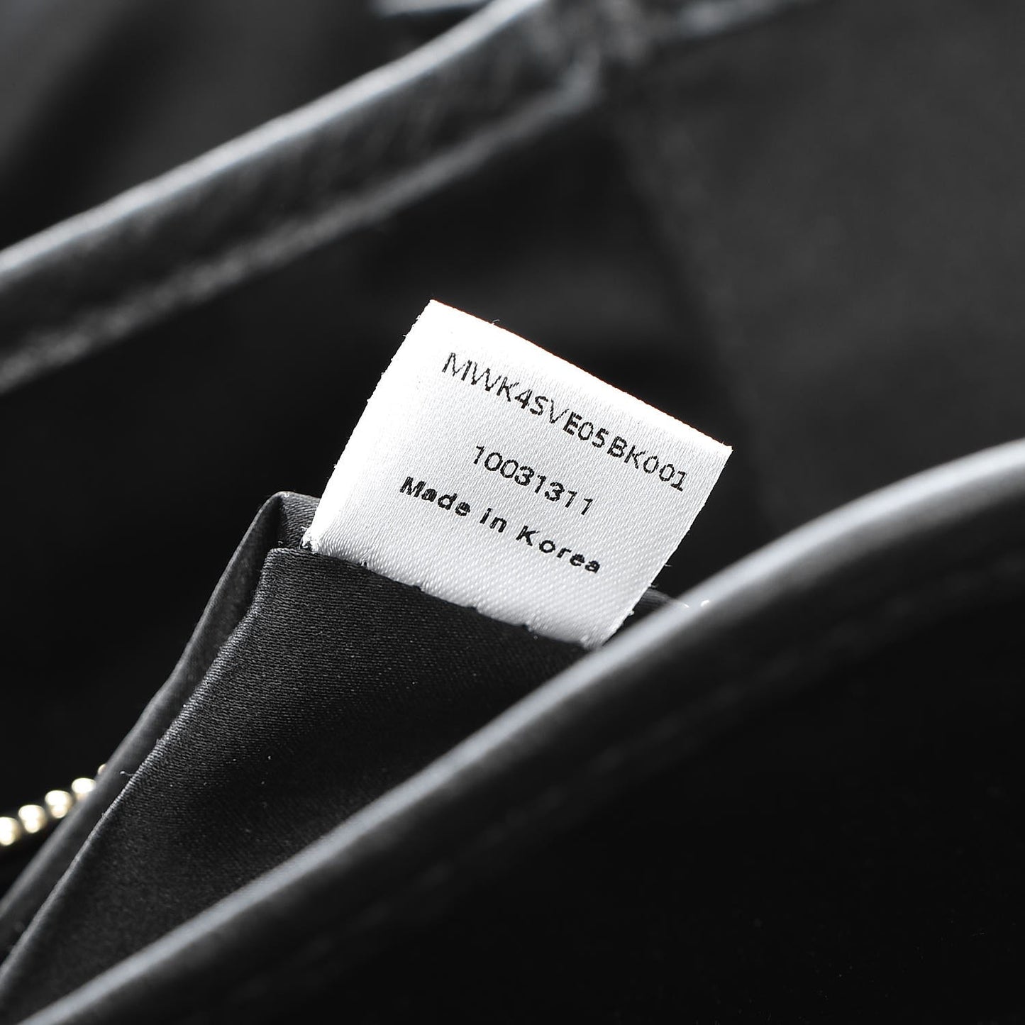 Grainy Lambskin Crystal Studded Medium Stark Backpack Black