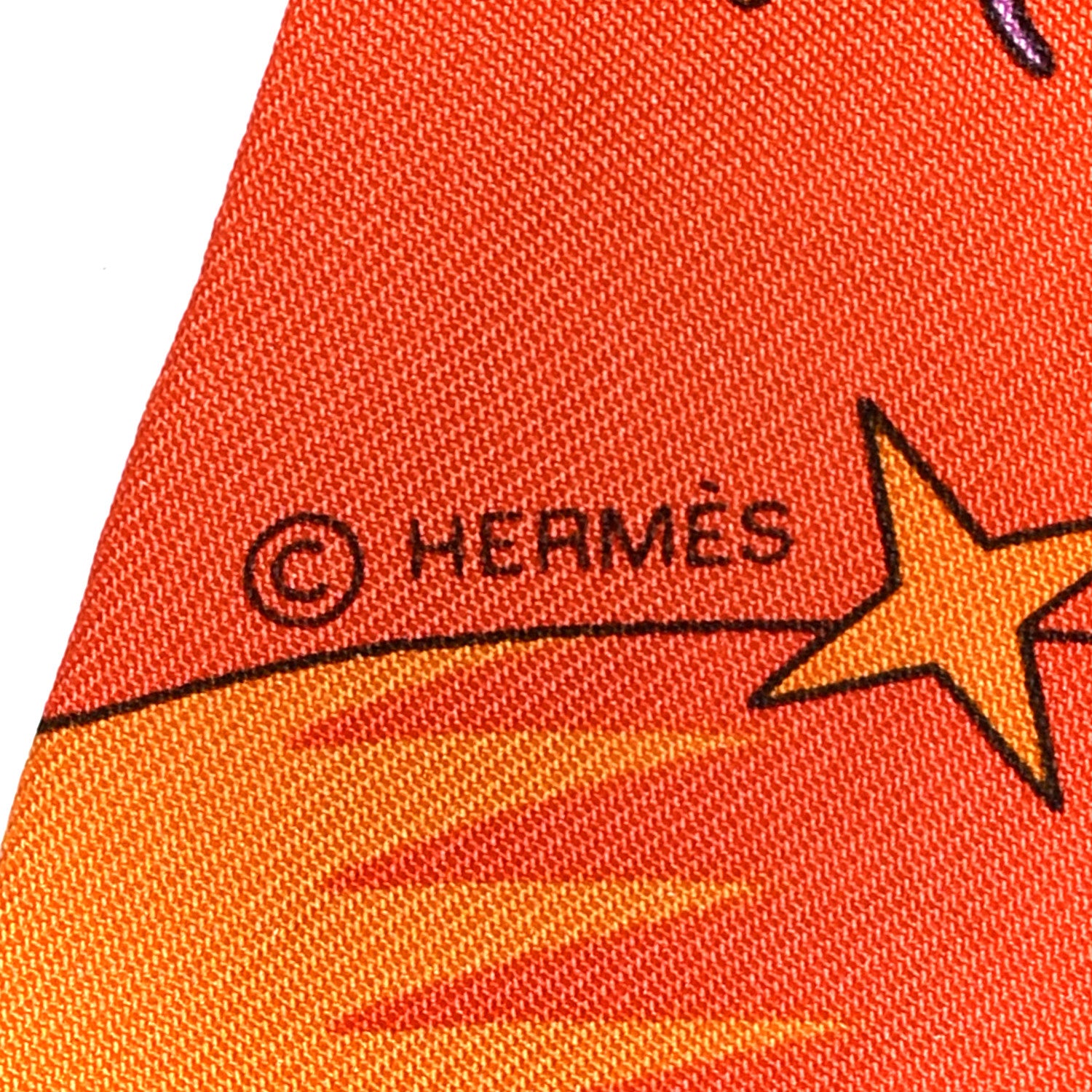 Hermes Silk La Source de Pegase Twilly 4 of 4