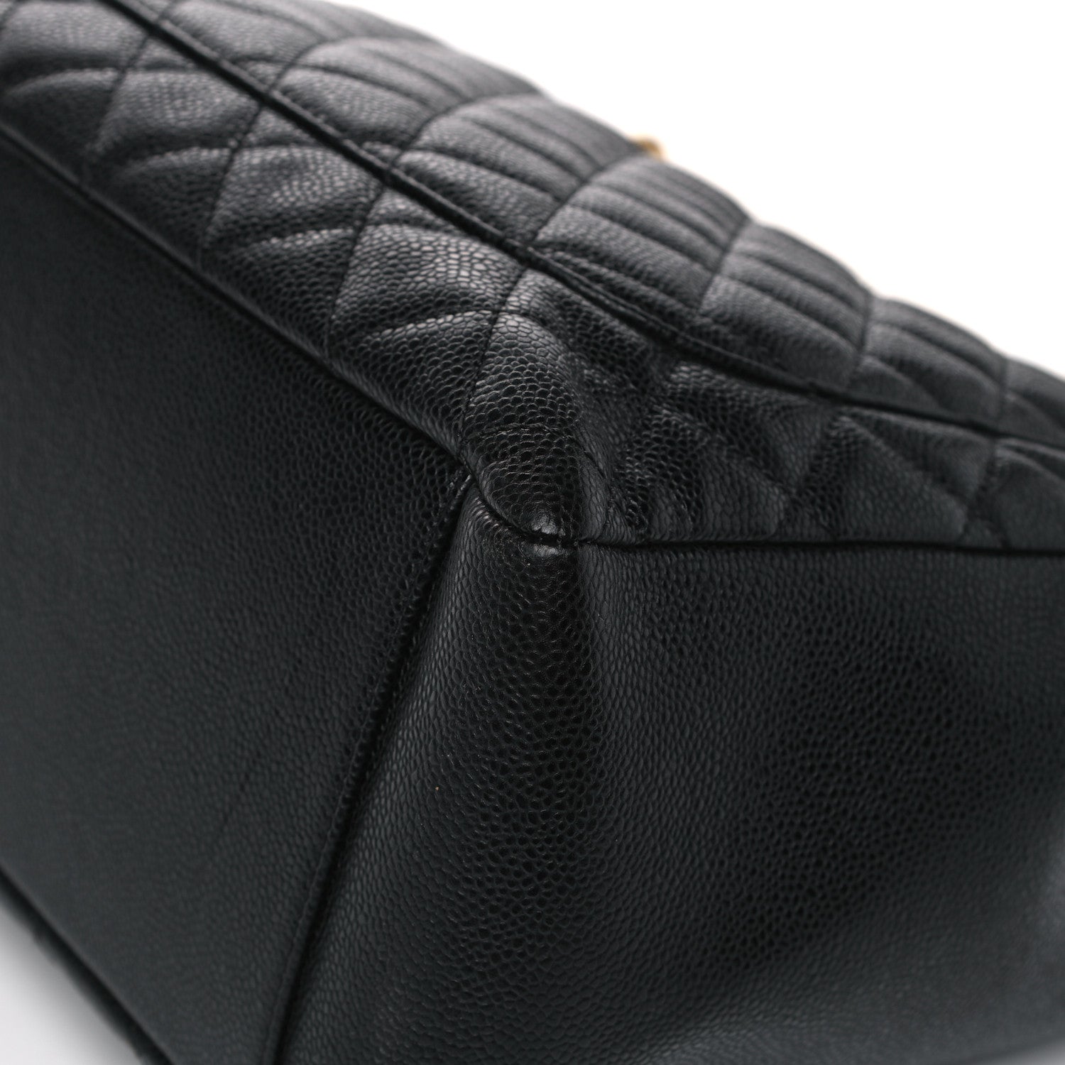 Chanel Caviar Quilted Grand Shopping Tote GST Black 7 of 13
