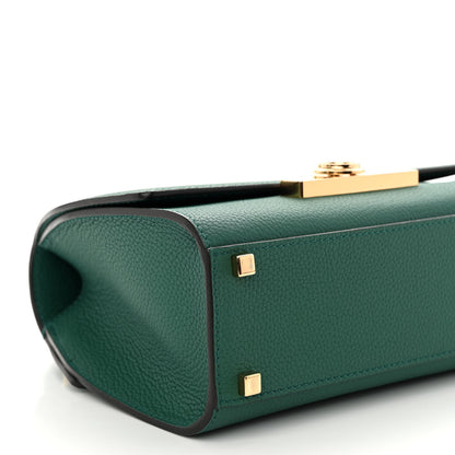 Moynat Taurillon Blush Rejane BB Emerald 8 of 9