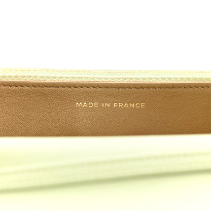 Chanel Lambskin Quilted CC Pearl Crush Wallet on Chain WOC Light Green 7 of 23