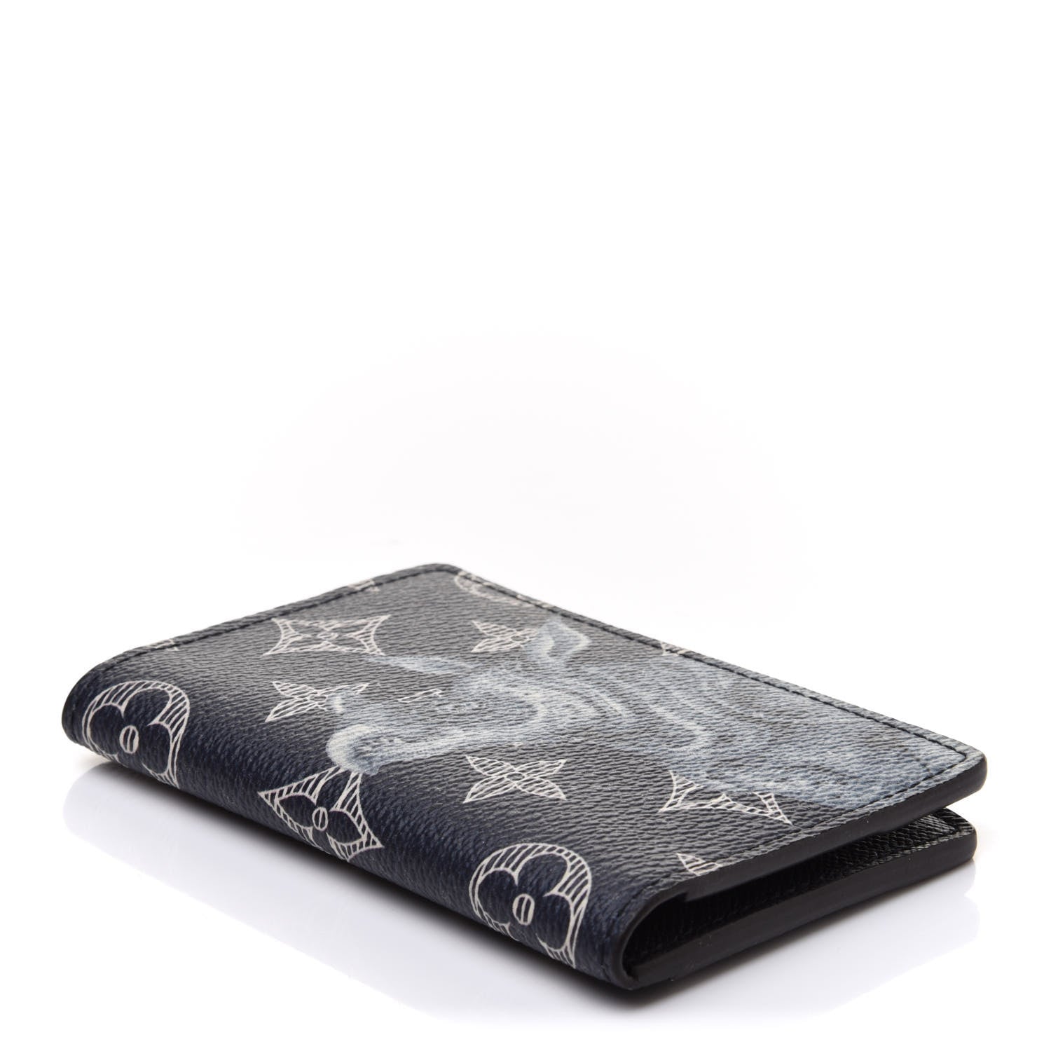 Louis Vuitton Savane Monogram Chapman Rhinoceros Pocket Organizer Encre 4 of 7