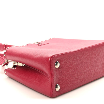 Louis Vuitton Taurillon Lace Croquets Capucines BB Groseille 8 of 9